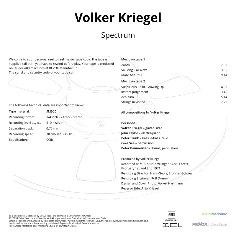 Volker Kriegel - Spectrum