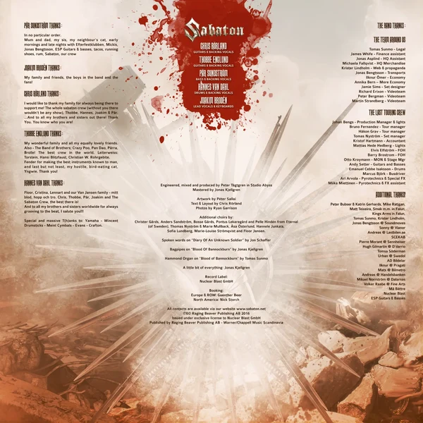 Sabaton - The Last Stand (Master Tape)