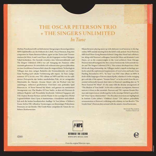 Oscar Peterson & The Singers Unlimited - Intune